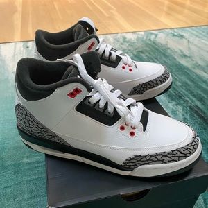 Air Jordan retro 3 black/white/red